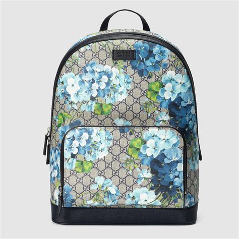 gucci supreme floral backpack|authentic gucci backpack.